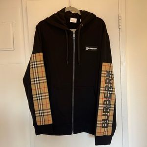 Burberry Nova check Zip hoodie